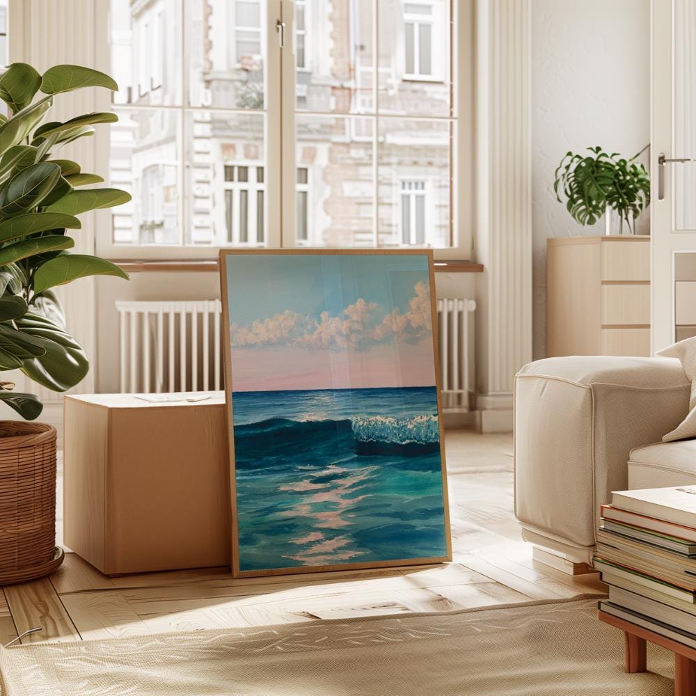 Ocean Wave Wall wall art print
