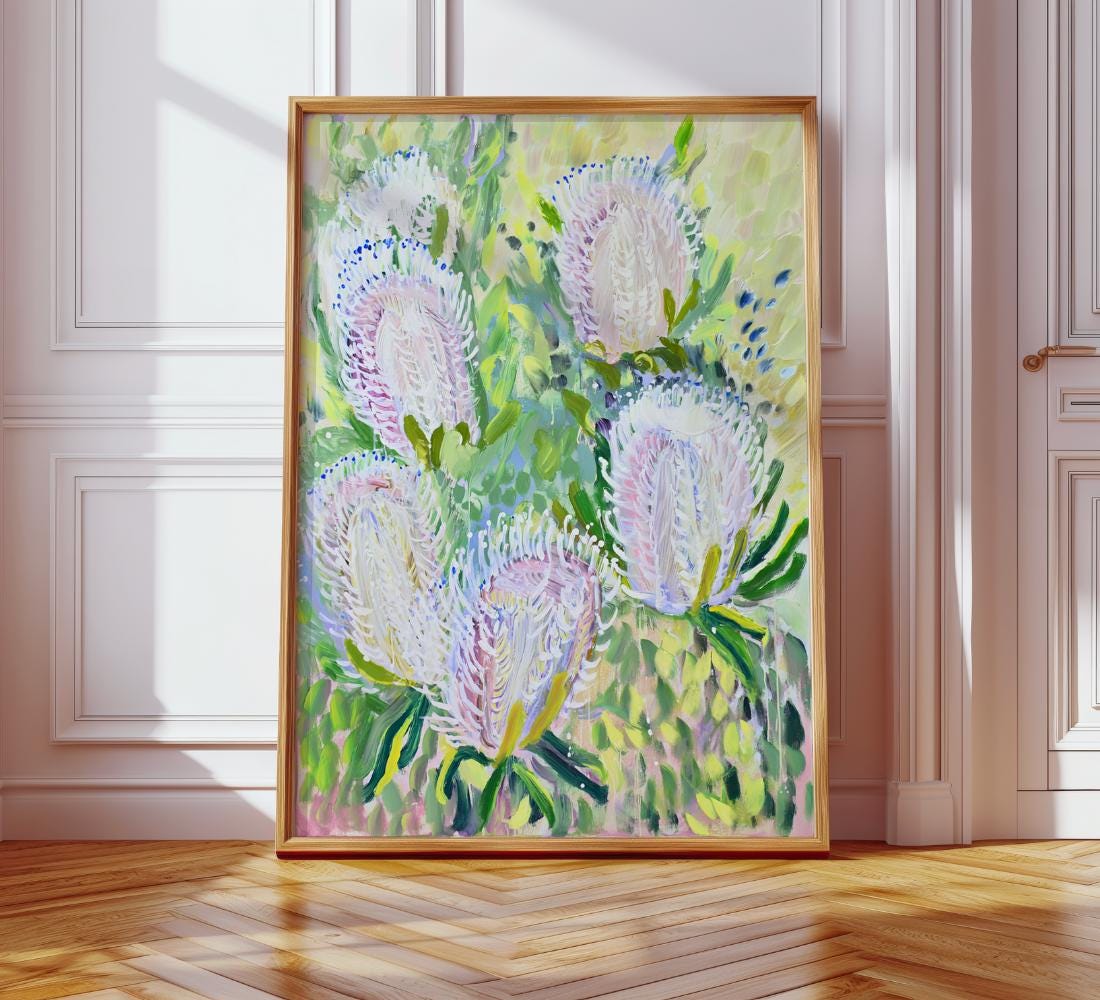 Flower Wall wall art print