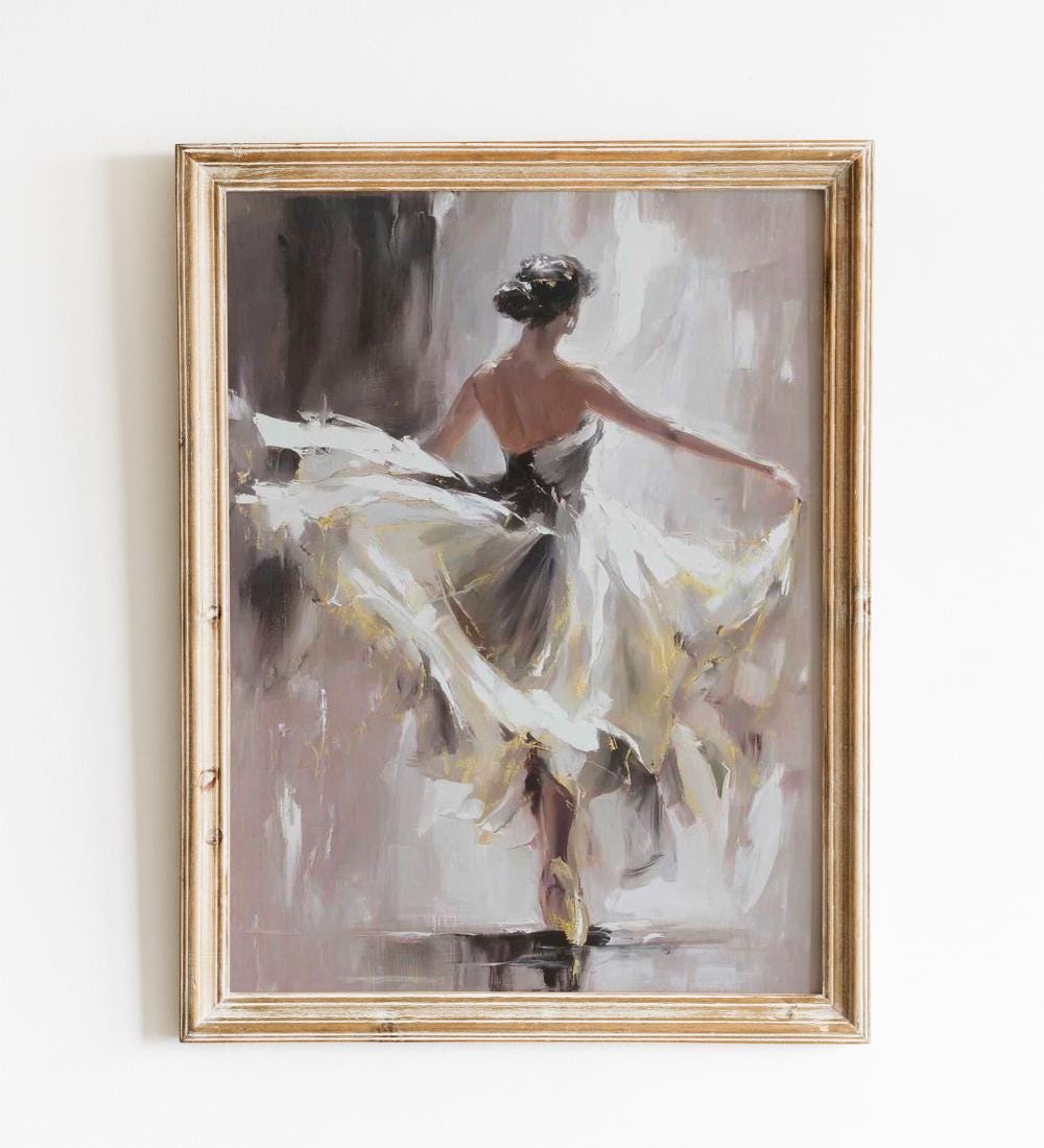 Ballerina Wall wall art print