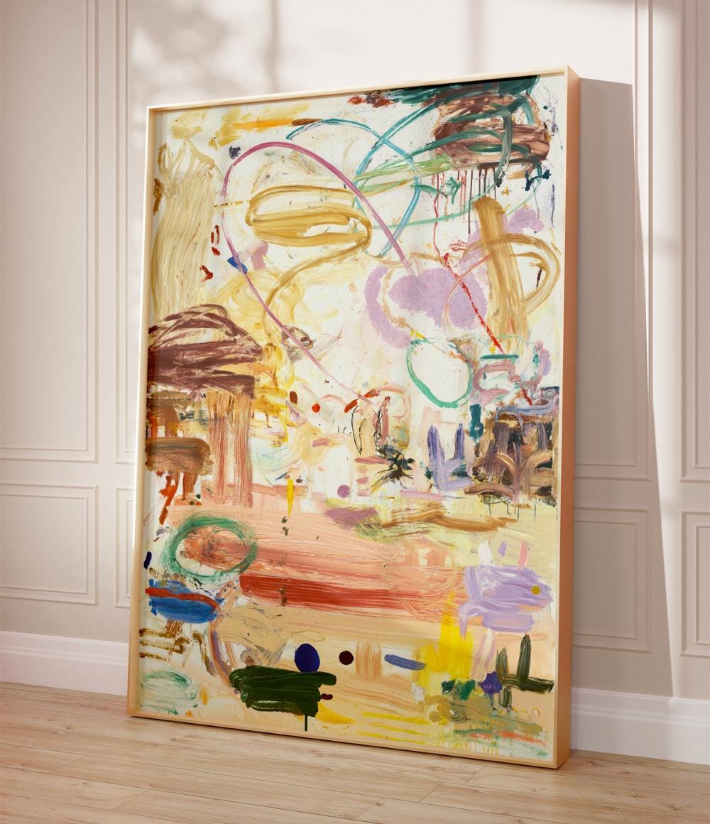 Abstract Expressionist Wall wall art print