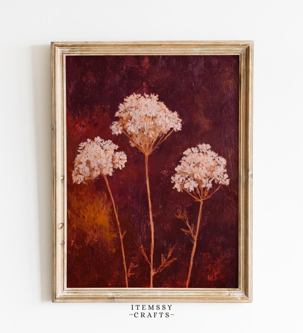 Queen Anne’s Lace Botanical wall art print