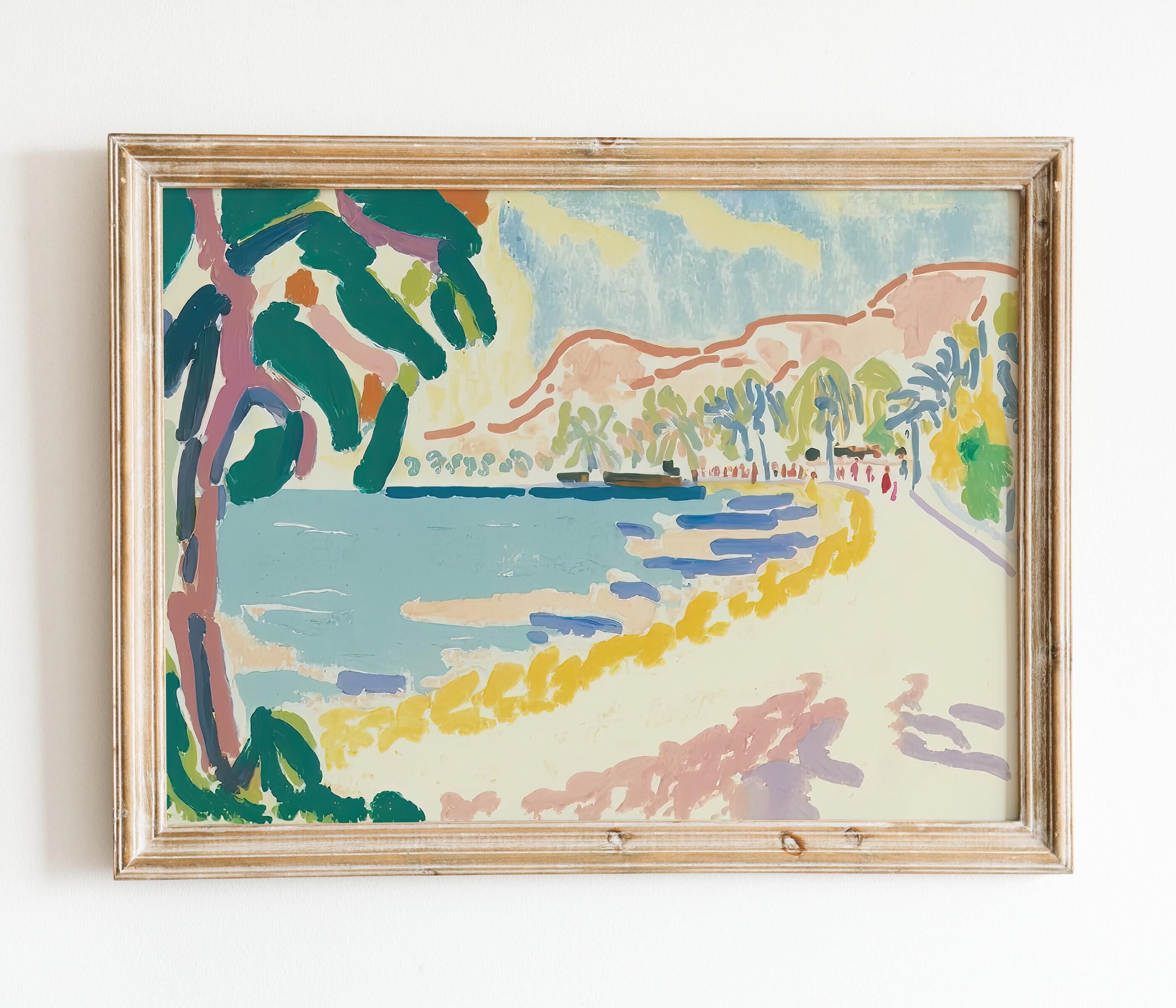 Matisse Style Coastal Wall wall art print