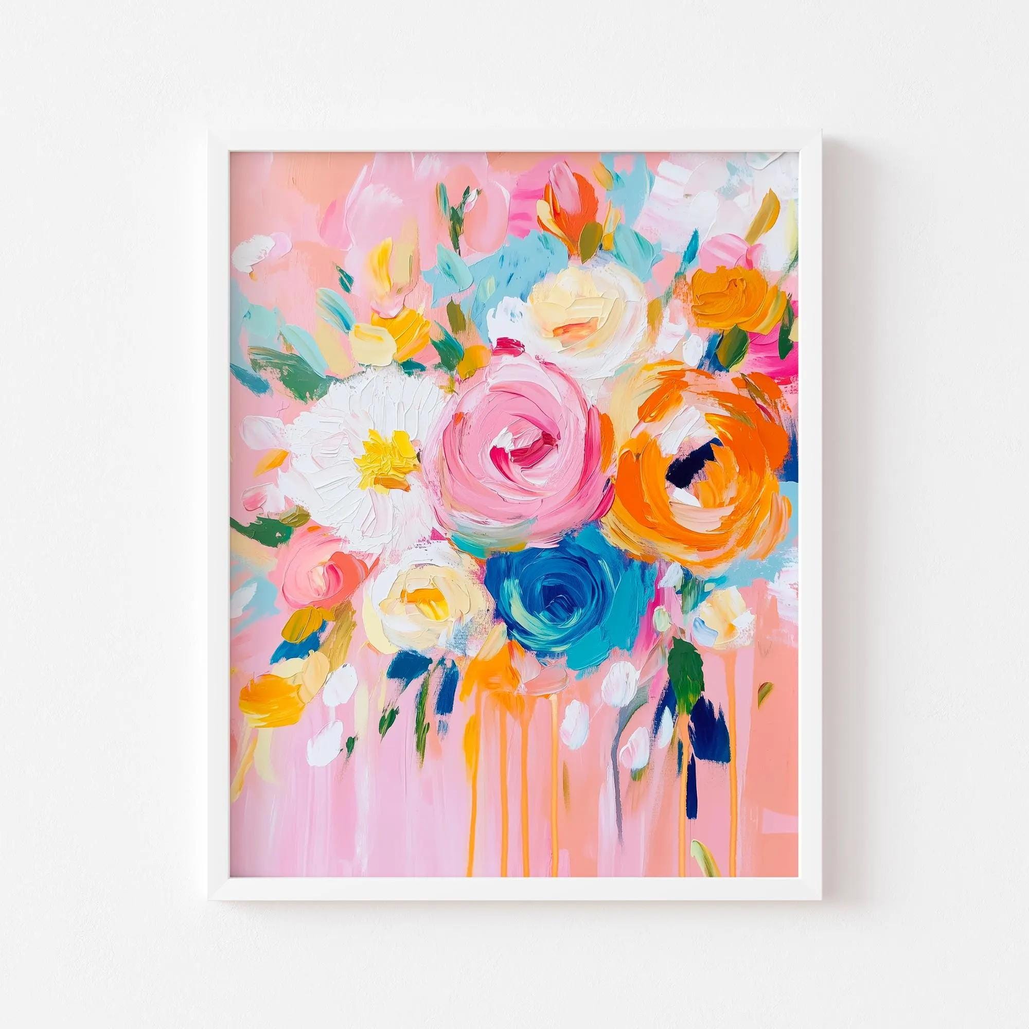 Abstract Floral Wall wall art print