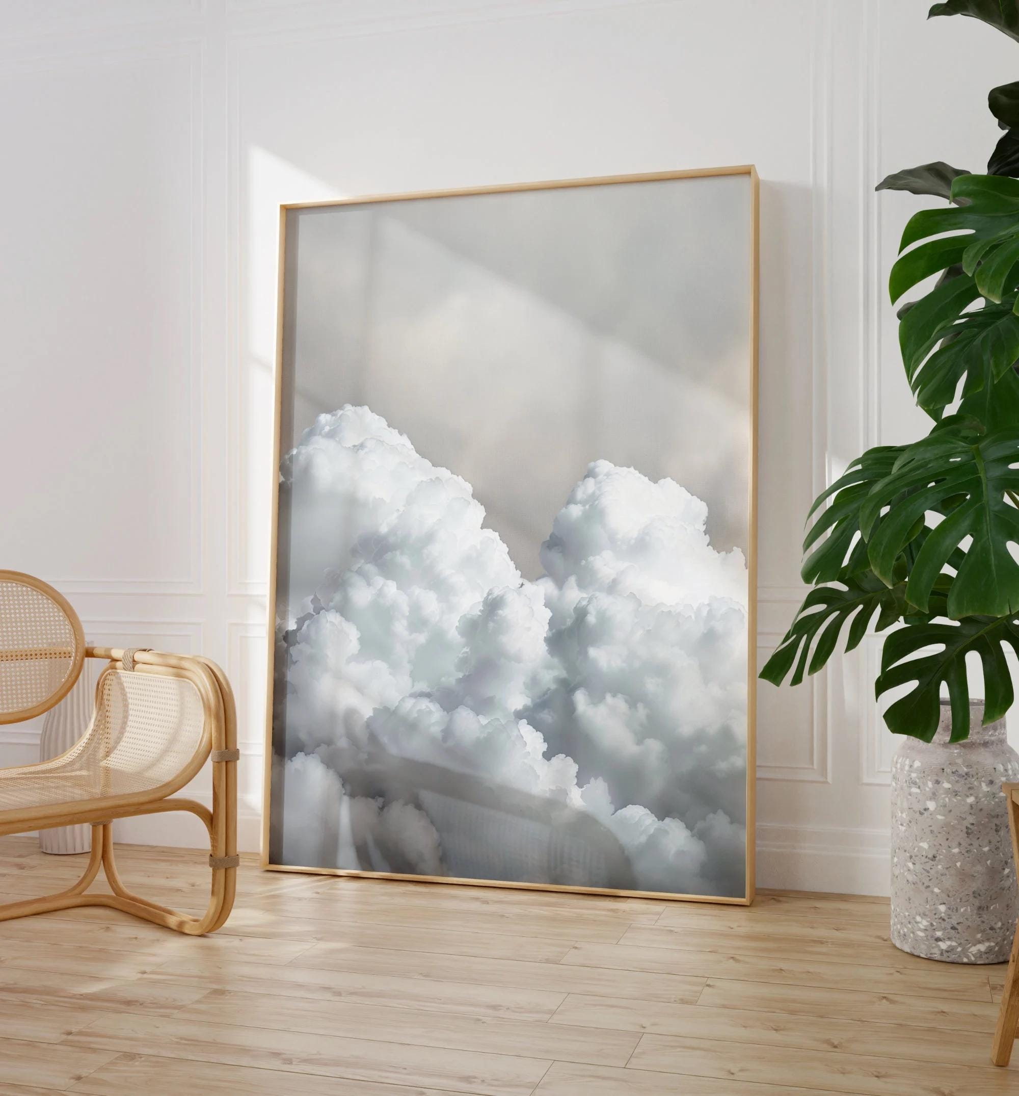 Dramatic Cloudscape Painting wall art print