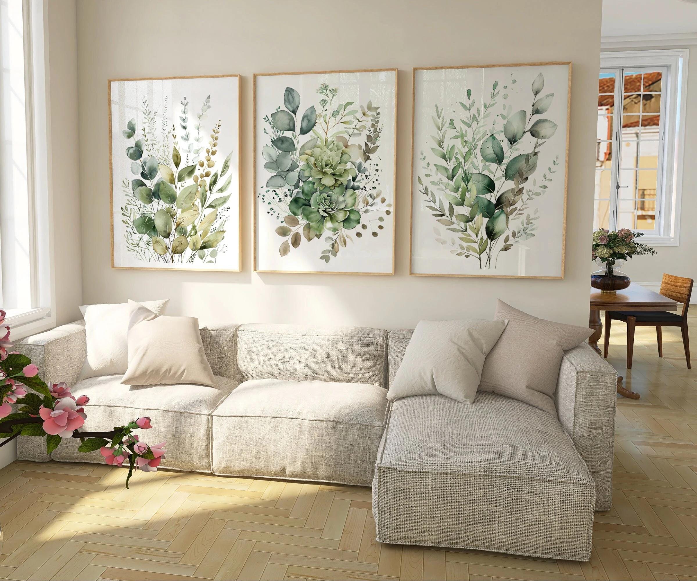 Eucalyptus Botanical Set of 3 Prints wall art print
