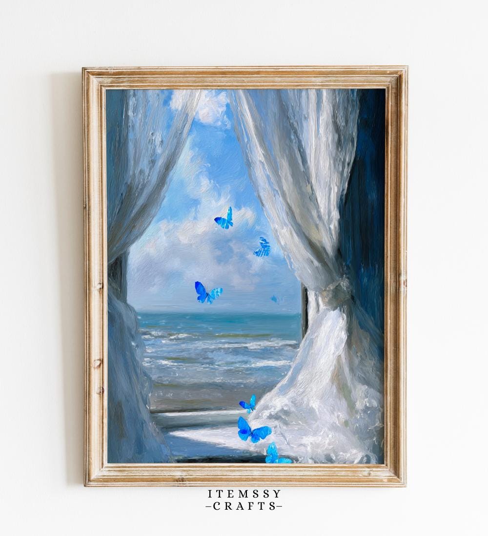 Open Window to the Sea wall art print