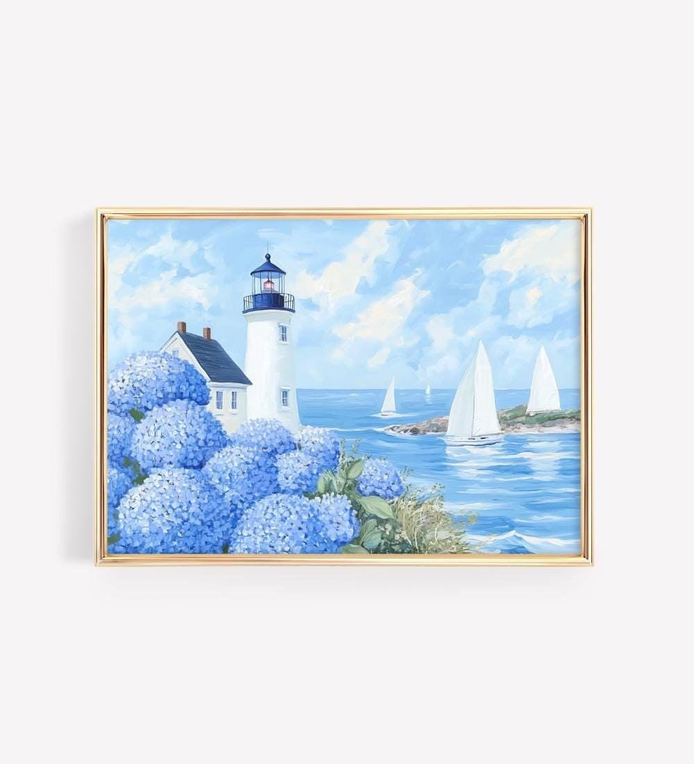 Nantucket Seaside wall art print