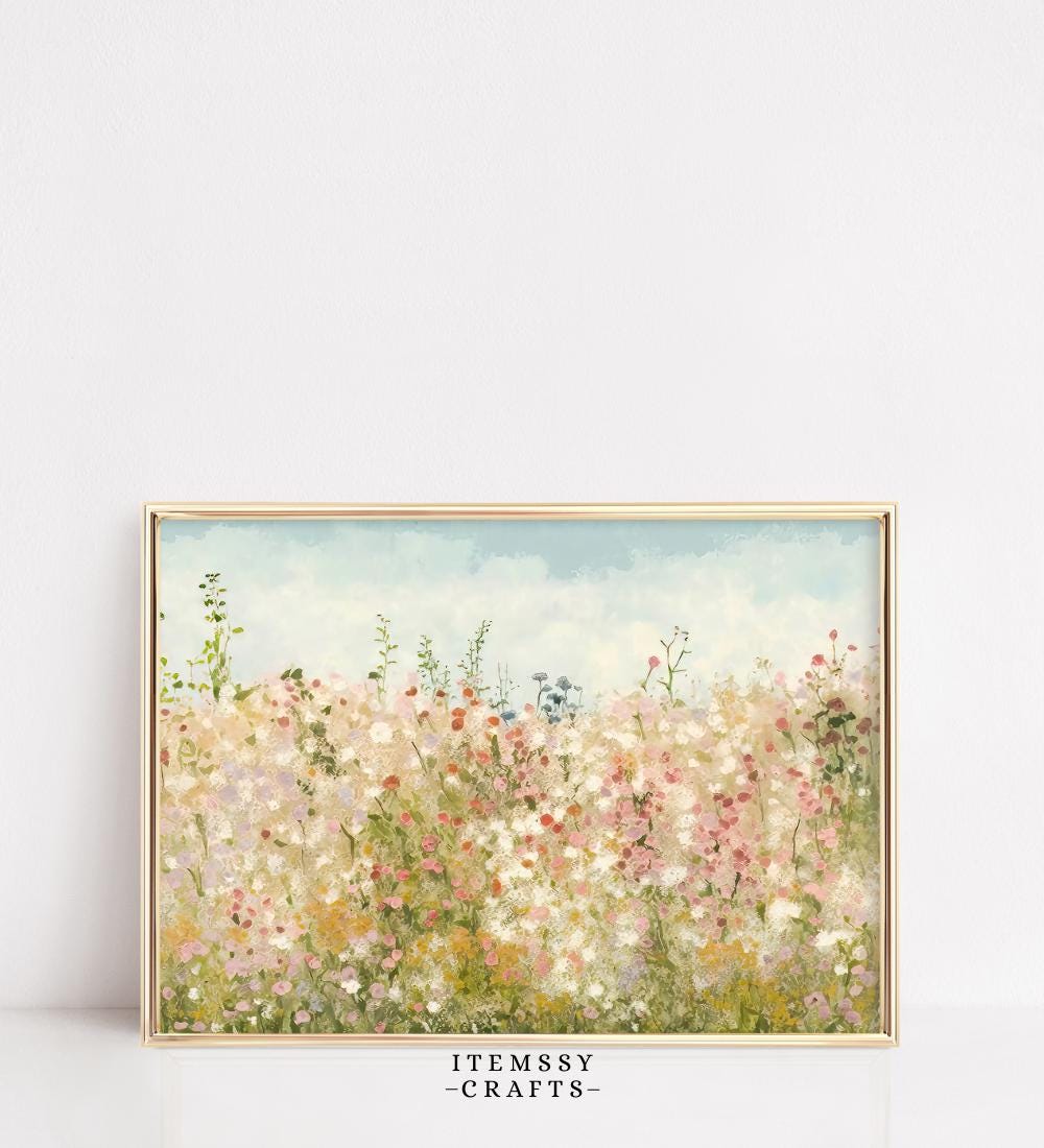 Wildflower Field wall art print