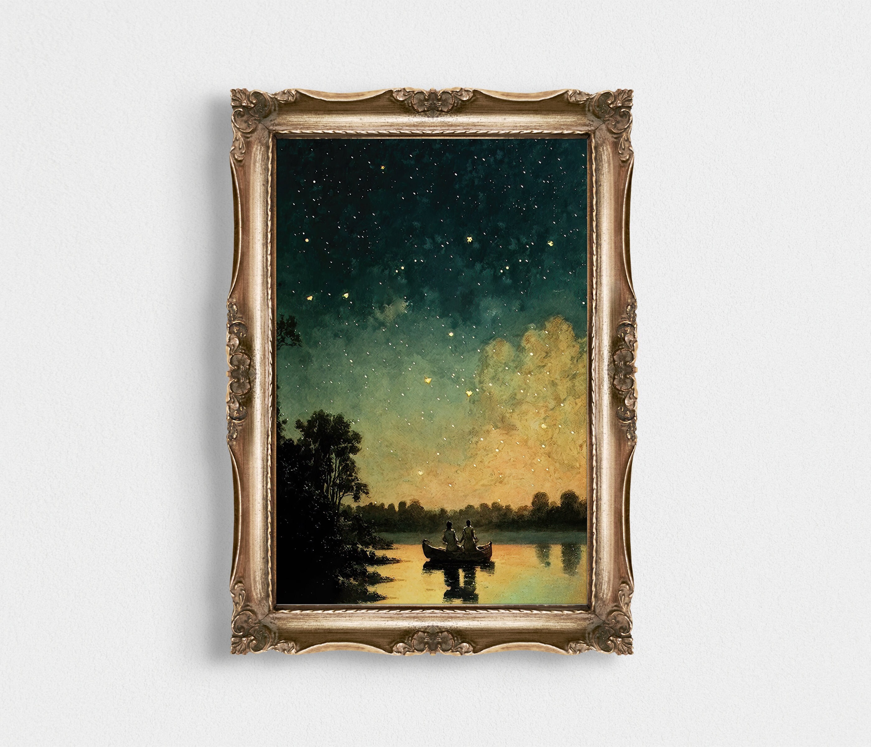 Vintage Star Gazing | Downloadable Wall Art | wall art print