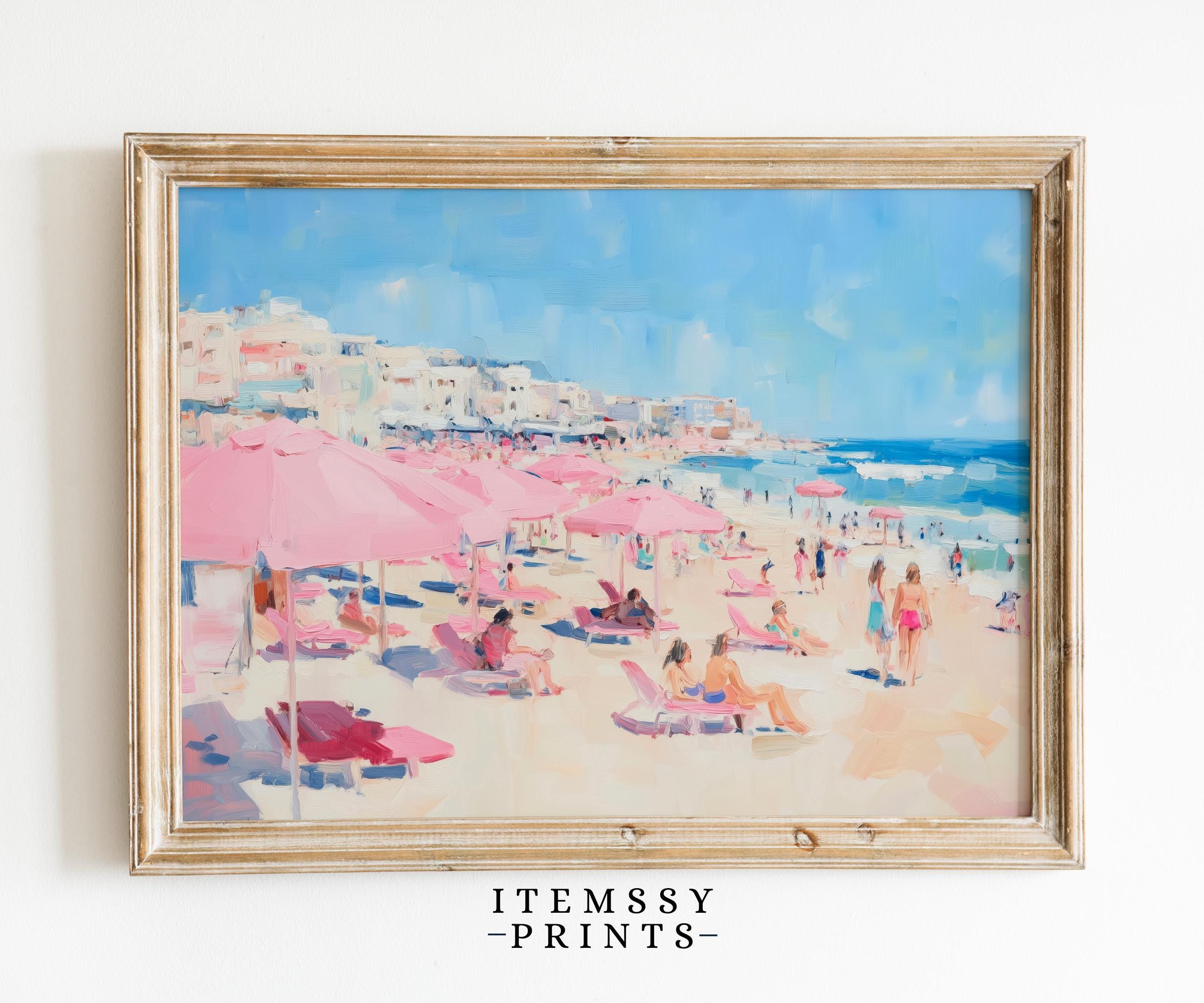 Printable Abstract Coastal Painting wall art print